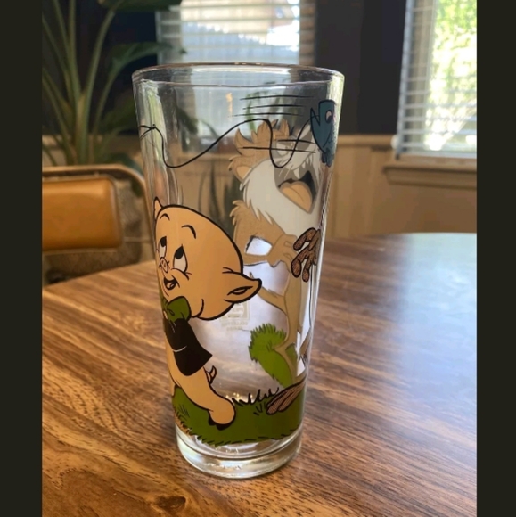 VGT 1976 Pepsi Porky Pig - Taz Looney Tunes Glass - Picture 3 of 8